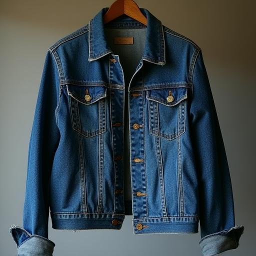 Upcycled denim jacket